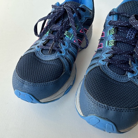 Asics Gel Venture 7 1012A476 Blue Running Shoes Lace Up Low Top Women's Size 8,5 - Picture 6 of 13